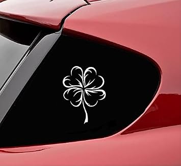 Slap-Art Four Leaf Clover Vinyl Decal Sticker