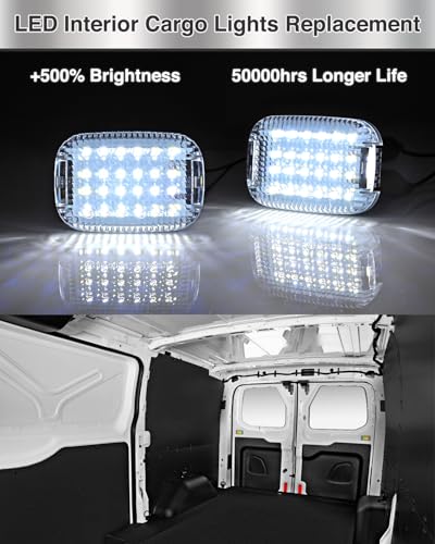 4Pcs Luces LED de Carga Interior para Ford Transit 2014-2024 miniatura 3