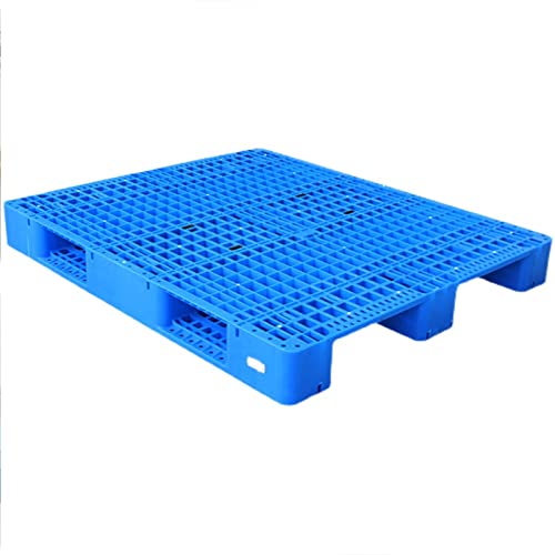 Palette en plastique bleu de sol légère avec grilles d'expédition format 1200