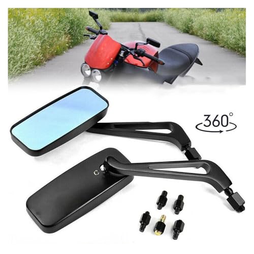 Espejos retrovisores de moto ajustables con visión amplia M8 M10 4