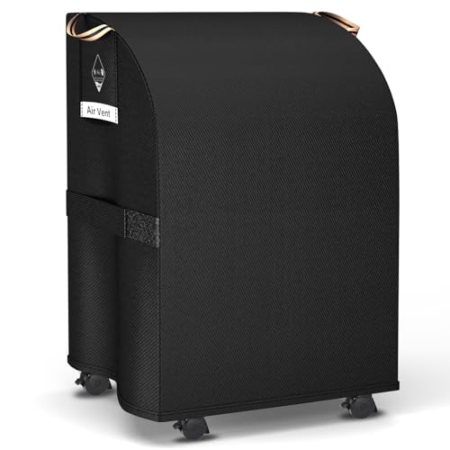 [Upgraded 1000D Heavy Duty Fabric]32 Small Grill Cover for Outdoor Grill Waterproof 2 Burner Grill Cover Rip-proof Barbecue Cover for Weber Char-Broil Nexgrill & More Grills with Collapsed Side Table