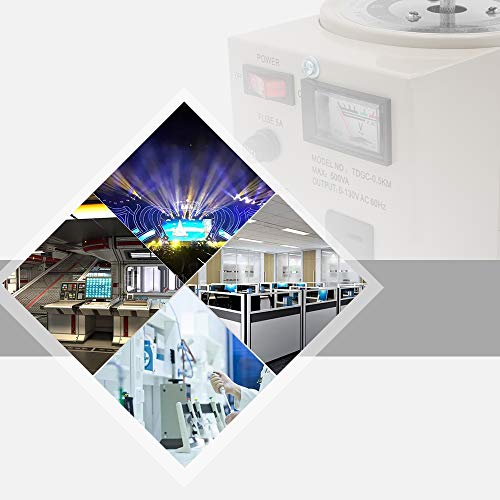 LVYUAN Variable Transformer Variable Voltage Regulator, 0-130V Output, 110V-120V Input, (500VA) - Thumbnail 5