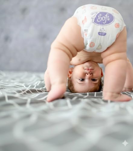 Image of 7 Soft Pull Up Dry Pants Diaper, Large (L) 8-14 kg, 30 Count - Baby Diaper Pants with Locking System, Up to 12 Hours Protection, Easy Wear Pull-Up