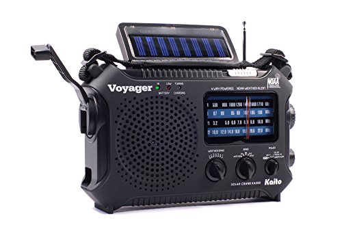 Kaito KA500BLK Ka500 5-Way Powered Emergency Am/Fm/Sw Noaa Weather Alert Radio thumb #6