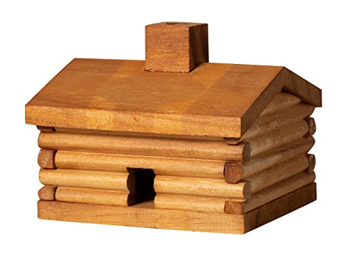 Paines Log Cabin Incense Burner with 10 Cedar Cones