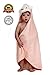 Hooded Towel Luckver with Baby Wrap:100% Cotton for Any Childre's Age,Infant or Toddler-CUTE-Super Soft Blanket and Shower Gift for kids-Superior Quality