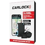 CARLOCK Sistema di Sicurezza Antifurto per Auto - Localizzatore GPS cablato per auto, Sensore di Vibrazione e TAG 2.0 - Sistema di Allarme - App Mobile e avvisi Istantanei - Tracker per Veicoli