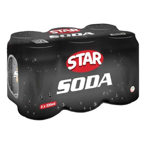 Star Soda Carbonated Soft Drink Can with Tray 6-Pieces 330 ml Promo Pack
