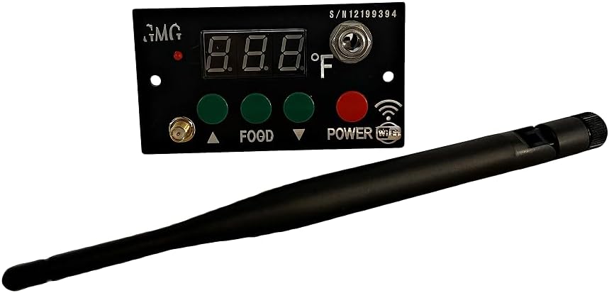 Pellethead WiFi Control Circuit Board: for GMG Davy Crockett & Trek Grills, OEM Replacement, Includes Antenna, P-1010