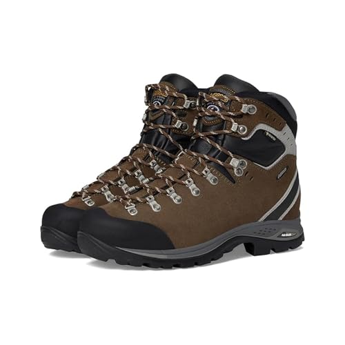 ASOLO Men's Greenwood EVO GV Water-Resistant Cushioned Perwanger Leather High Ankle Trekking Hiking Boots | Toe Rubber Cap