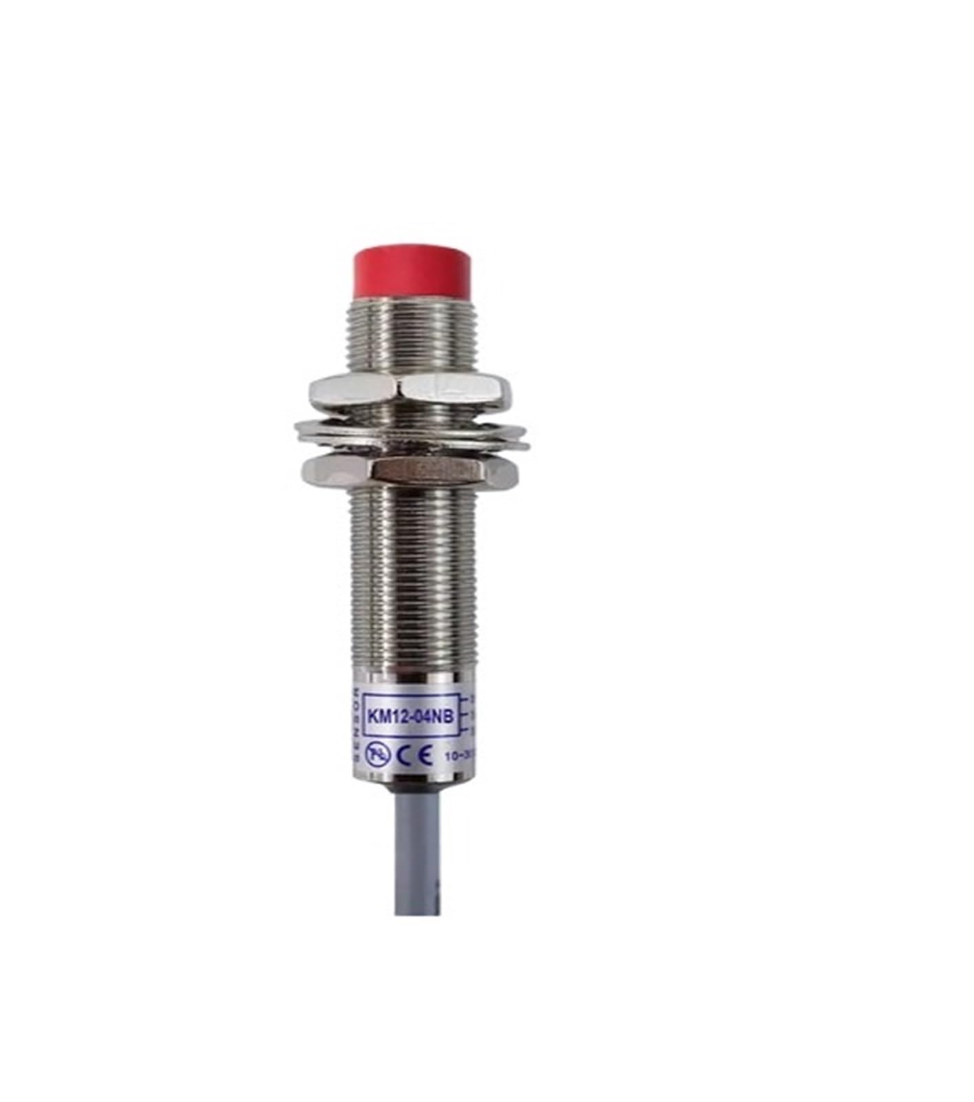 JJKKOZVQF 2PCS KM12-04N KM12-04P KM12-04NS KM12-04PS KM12-04NB KM12-04PB Cylindrical Proximity Switch Sensors(KM12-04NB)