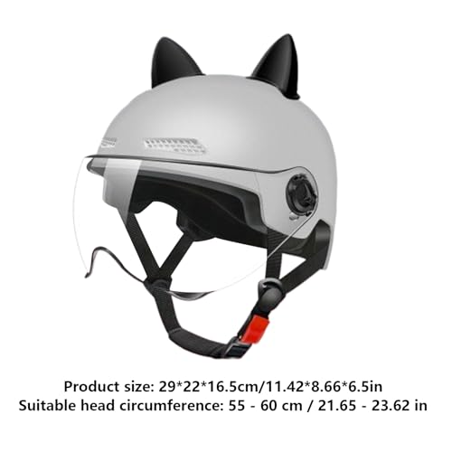Casco para scooter eléctrico transpirable con visera de seguridad desmontable 5