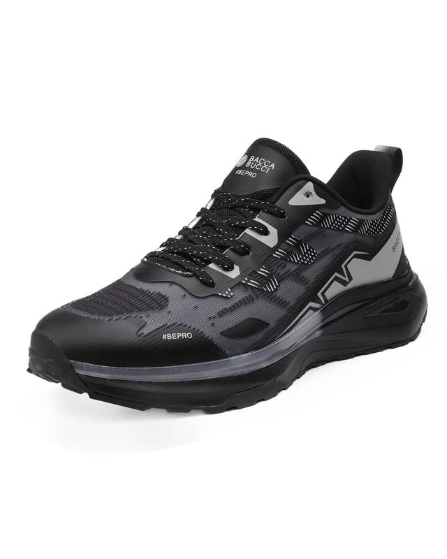 Image of Bacca Bucci Axiom Men's Running & Walking Shoes with High Rebound Insole | Lightweight All-Day Comfort Sports Sneakers