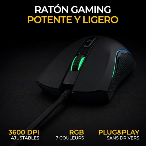 The G-Lab Combo Neon - Tastiera e mouse da gioco con cuffie e tappetino - Tastiera gaming - Immagine 4
