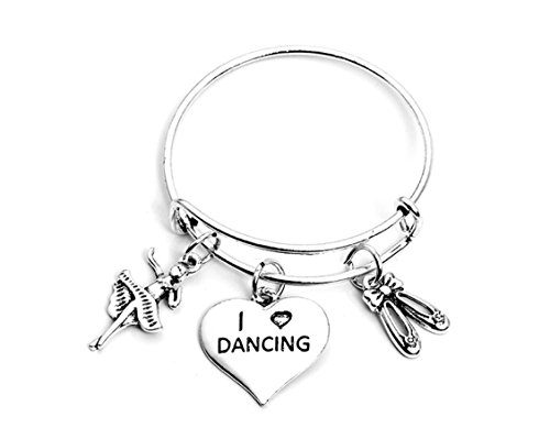 Infinity Collection Dance Bangle Bracelet- Dance Jewelry for Dance Recitals, Dancers and Dance Teams(2