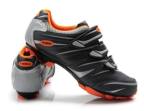 Tiebao, Scarpe da ciclismo donna, Argento