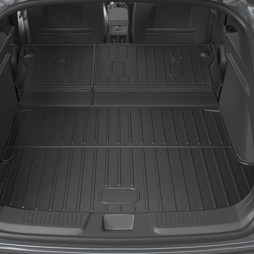 Image of Floor Mats for 2024-2026 Chevy Trax /Buick Envista, All Weather TPE Cargo Mat with 3rd Seat Back Cover and Left Storage Mat for Chevy Trax Accessories Door Sill Guards