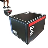 Plyo Box Holz Kern – Robuste Schaumstoff Plyometrische Box | Stabile Trainingsboxen | Hochwertige Schaumstoff Plyo Sprungboxen Geeignet Für Fitnesstraining, CrossFit, Heimfitness Und Kraftworkouts