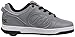 HEELYS Kids Voyager Shoes, Grey Reflective/Black, 6 Big Kid US