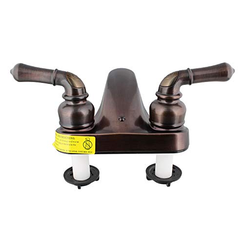 Empire Faucets Rv Lavatory Faucet - 4 Inch Bronze Bathroom Faucet For Rv Sink, Water Saving Aerator And Teapot Handles #TOP4