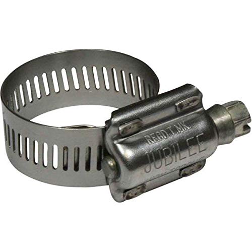Jubilee Genuine Clips SS316 Stainless Steel High Torque Hose Clamp Marine Grade Diameter from 20-35mm (10pcs)