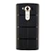 LG V10 Case , Monoy Qi Wireless Charger Charging Case Battery Back+Receiver Sticker Support NFC For LG V10 (Black Battery Back Case)