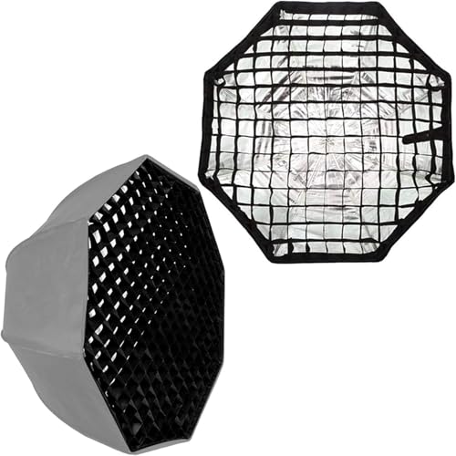 Image of Octagon Honeycomb Soft Grid, Flash Speedlight Umbrella Photo Softbox Reflector, for Softbox Studio Flash Lighting kit for Godox (80CM Grid)
