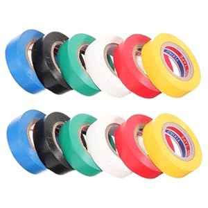 Veemoon 12 Rollen PVC Isolierband Set