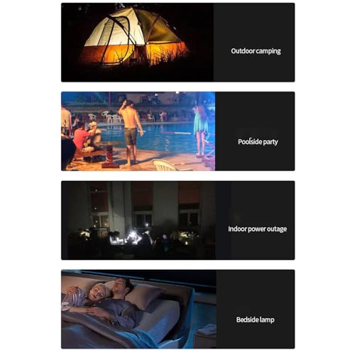 Veilleuse portable camping étanche à intensité variable et luminosité réglable - 4