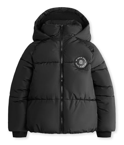 maoo garden Girls Puffer Winter Jacket Fleece Lining Heavyweight Water-Resistant Coat for Big Kids