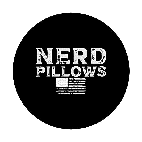 Nerd Adult Joke For Women PopSockets Swappable PopGrip, Black - Image 3