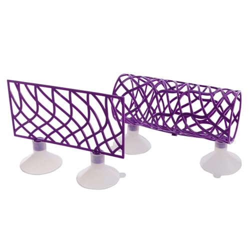 魚の隠れ家洞窟セット小さな魚のボウルを隠すベタスタンク虫類のように塩水および塩水の生息地が休む洞窟