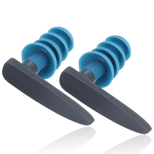 Swimming Earplug, 2 Pcs Diving Earplug Waterproof Elastic Soft Earplug Professional Swimming Equipment Supplies for Swimming