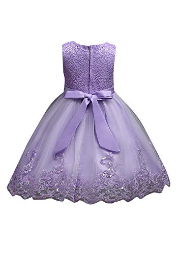 GRASWE Toddler Girls Cute Formal Party Dress Kids Pageant Flower Wedding Ball Gown2