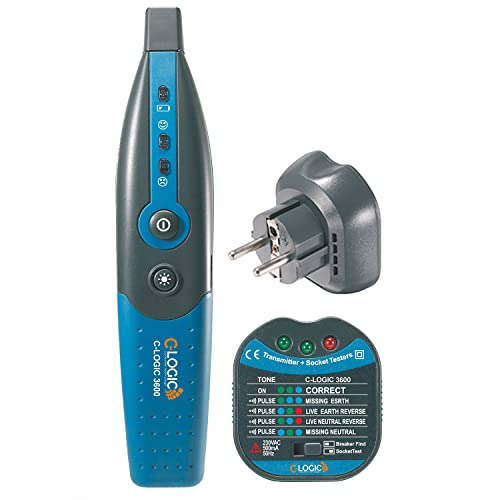 C-LOGIC 3600 Localizador de Protecciones o Magnetotérmicos y Comprobador de Enchufes Cover