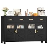 Style adaptable : Disponible en blanc ou noir, ce bahut s’intègre harmonieusement dans tous les intérieurs — moderne, scandinave, industriel ou classique. Comme buffet cuisine, placard, armoire de cuisine, salle à manger, ou même meuble de salon pour ranger livres, vinyles et objets déco. Meuble de cuisine avec portes s’associe parfaitement aux autres FirFurd vaisselier pour créer un espace cohérent, chaleureux et stylé