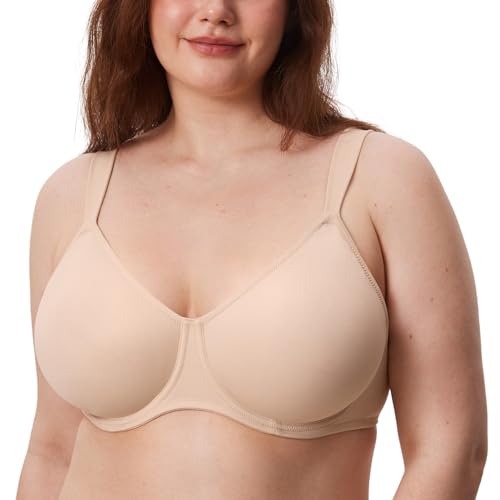 DELIMIRA Damen T-Shirt Minimizer BH mit Bügel Große Größen Ohne...