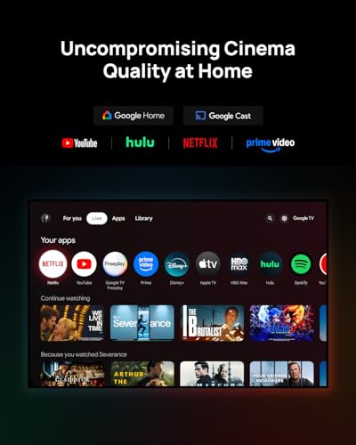 Image of XGIMI Horizon 20 Max 4K Projector Triple Laser Home Theater, 2025 New, 5700 ISO Lumens, Google TV with Licensed Netflix, Optical Zoom Lens Shift, IMAX Enhanced, Dolby Vision, 20000:1 Contrast