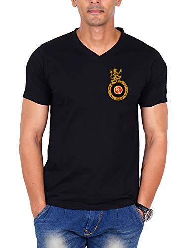 Buy iLyk IPL RCB Logo Printed Vneck 