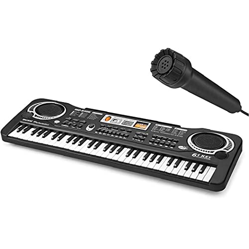 Enfants Piano Clavier électrique, 61 Touches avec Microphone éducation Toy Musique Enfants Jouet éducatif, enseignement… - Les Beatles, Paul McCartney, John Lennon, RIngo Starr, George Harrison Enfants Piano Clavier électrique, 61 Touches avec Microphone éducation Toy Musique Enfants Jouet éducatif, enseignement… – Image 5