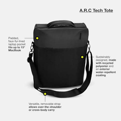 Incase A.R.C. Tech Tote & 14 inch Laptop Bag 11.5L - Versatile Work Tote Bag with Compartments, RFID Pocket + Removable Strap3