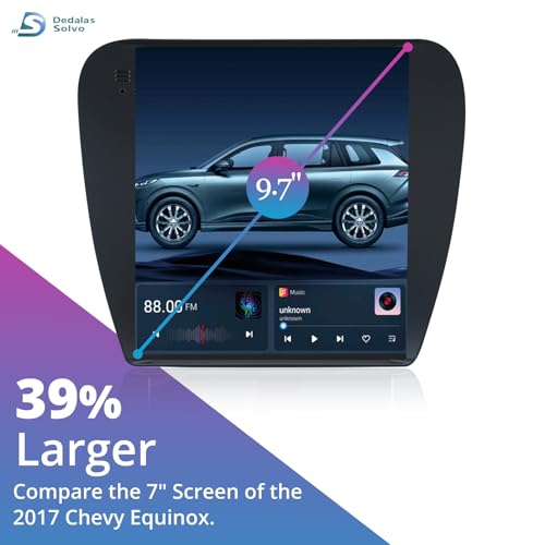 Radio para carro Android 13 9.7 pulgadas Qualcomm 8-Core miniatura 5