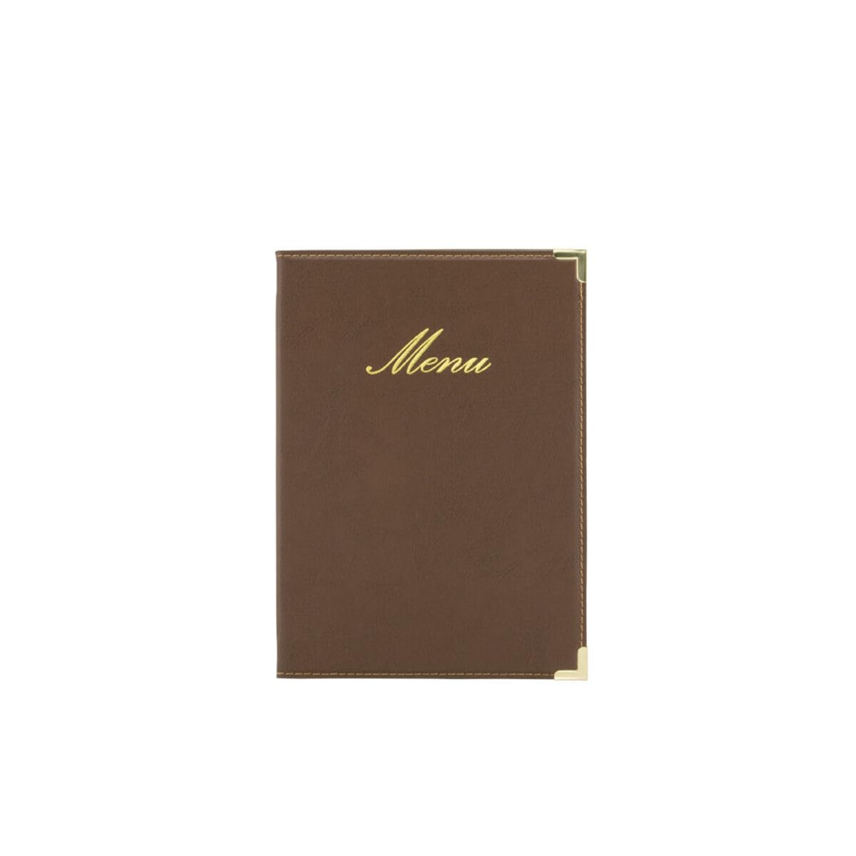 Securit Classic Range A5 Menu Holder with 1 Double Insert, Brown