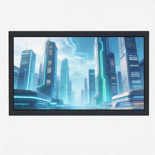 Image of VSDISPLAY 21.5'' 1920x1080 LCD Industrial Monitor with H /D /DVI /VGA Inputs | IPS Display,1000 Nits High Brightness,for Outdoor /Indoor /Industry