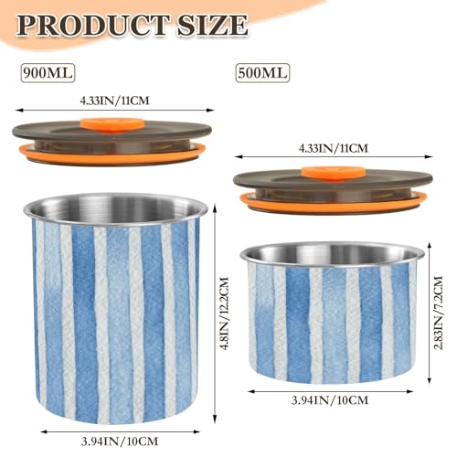 Envase para café Kigai acero inoxidable 500 ml hermético miniatura 2