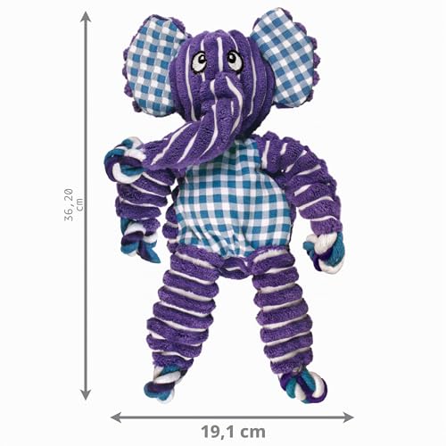KONG Floppy Knots Seilspielzeug, Für Mittlere/Große Hunde, Elefant