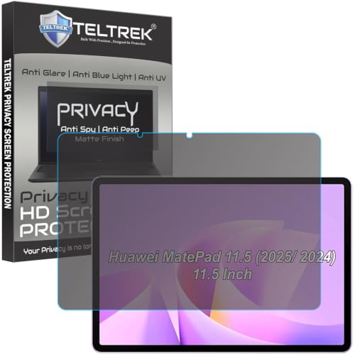 Image of Privacy Matte Anti Peep Screen Guard Compatible With Huawei Matepad 11.5S 2025 /2024 Tab (11.5 inch Inch Tablet) Anti Spy Screenguard Not a Tempered Glass Screen Protector