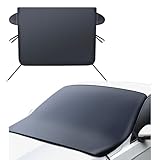 Protector de Nieve para Parabrisas Coche, Compatible con Jaguar I-Pace 2018-2024 Protector para Parabrisas Cubierta de Parabrisas Nieve, Lluvi, UV, Funda Plegable Parabrisa Delantero