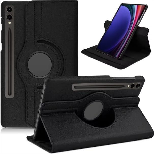 HYPERCASE Flip Case Cover for Samsung Galaxy Tab S10/S9/S8 Ultra 14.6 inch Leather Stand Smart Case Cover 360° MultiAngle Rotatable Case Cover, Black (B0DDQJZDZ1) Amazon Price History, Amazon Price Tracker