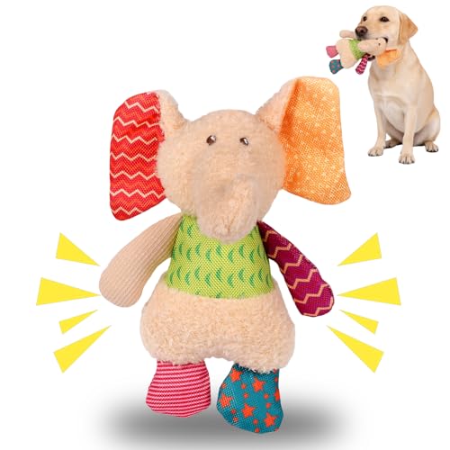 Juguete Mordible de Peluche Elefante para Perros